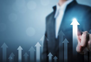 Business,Development,To,Success,And,Growing,Growth,Concept.,Businessman,Pointing